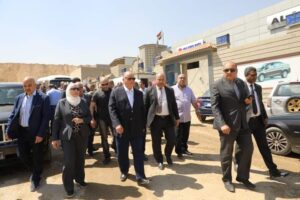 جهود محافظ القاهرة لتطوير المنطقة الصناعية بالقطاميه