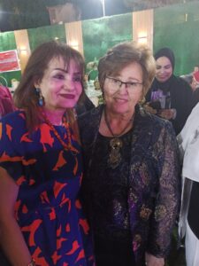 الكاتبة القديرة يسرا القيسي و الإعلامية الكبيرة سوزان حسن 