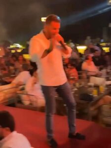 صورة من فيديو الظهور الاخير للمطرب جورج الراسي