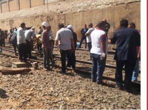 اثناء رفع القطار 