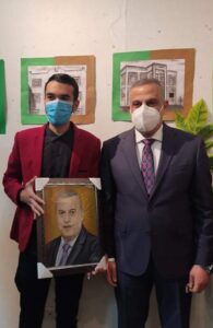 تكريمه من اللواء طارق الفقى محافظ سوهاج.