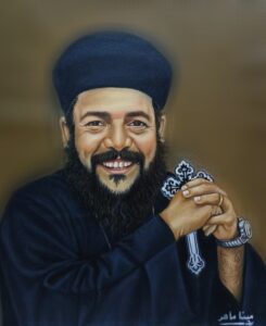 من أعمال الفنان مينا ماهر.