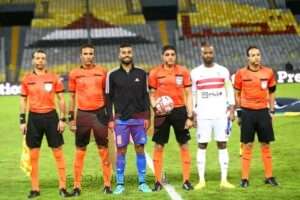 ابراهيم نور الدين حكم مباراة الزمالك وسموحه بالدوري 