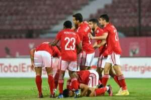 لقطه من خلال مباراة الاهلي والقطن الكاميروني أمس 