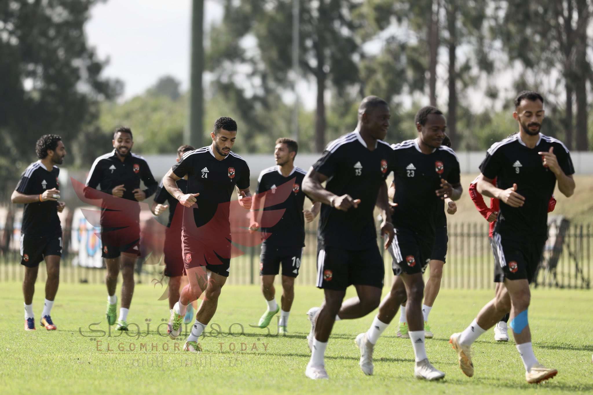 تجهيزات فريق النادي الاهلي