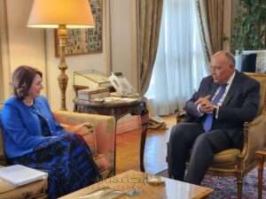 لقاء وزير الخارجية مع رئيسة المجلس التنفيذي لمنظمة اليونسكو