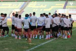 من خلال اجتماع الجهاز الفني للنسور الخضر بقياده الكابتن علي ماهر.