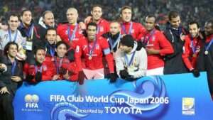 تتويج و احتفالية النادي الأهلي بالبرونزية الأولي عام 2006