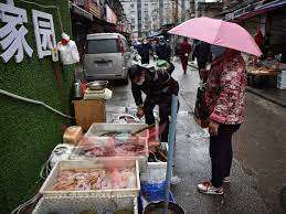 سوق ووهان-صورة أرشيفية