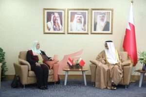 وزيرة التضامن الاجتماعي تلتقي بنظيرها البحريني لبحث موضوعات ريادة الأعمال الاجتماعية وتبادل المنتجات التراثية 