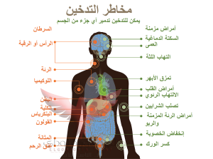 أضرار التدخين على الجسم.