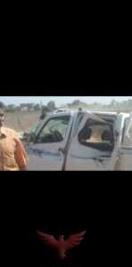 قطار منوف اصتدام بعربيه