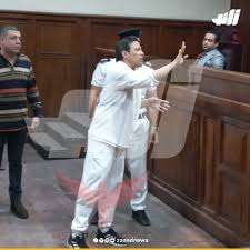 أثناء محاكمة سعد الصغير 