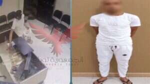 الضبط على شخص بسرقة شنطه ممرضة من عيادة طبيب في الفيوم